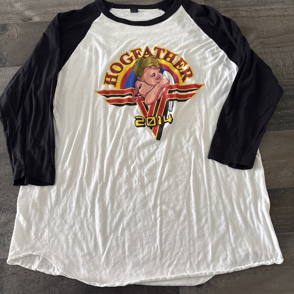 Hogfather 2014 Baseball Shirt Raglan tee size XL Cotton